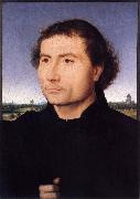 Hans Memling Portrait of a man painting